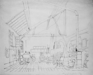 リチャードパークスボニントンのパリのスタジオ 作： Thomas Shotter Boys